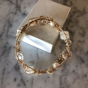 Kazuko Oshima Bracelet with Fresh Water Pearls & Semi-Precious Stones